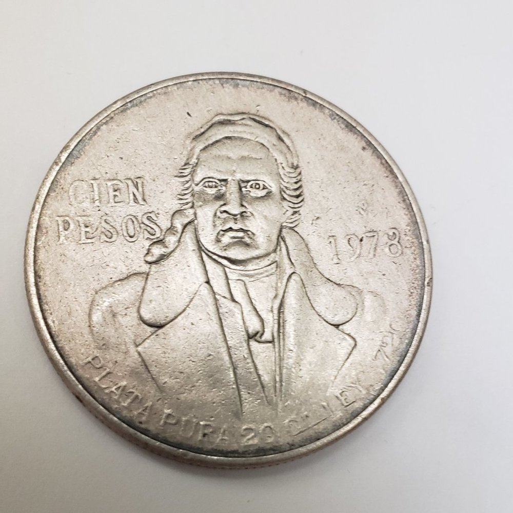 1978 Mexico Silver Cien Pesos